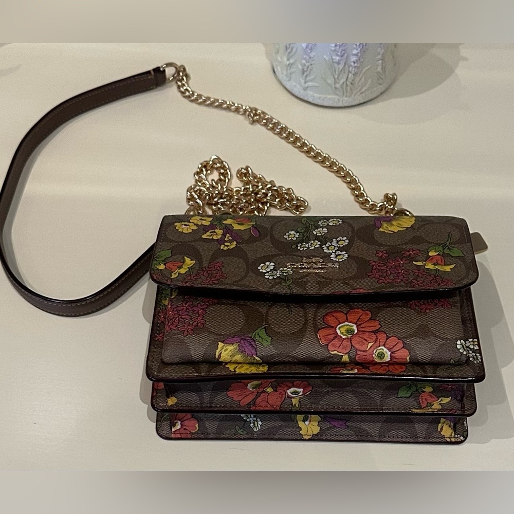 Coach signature floral bag - Picture 4 of 9